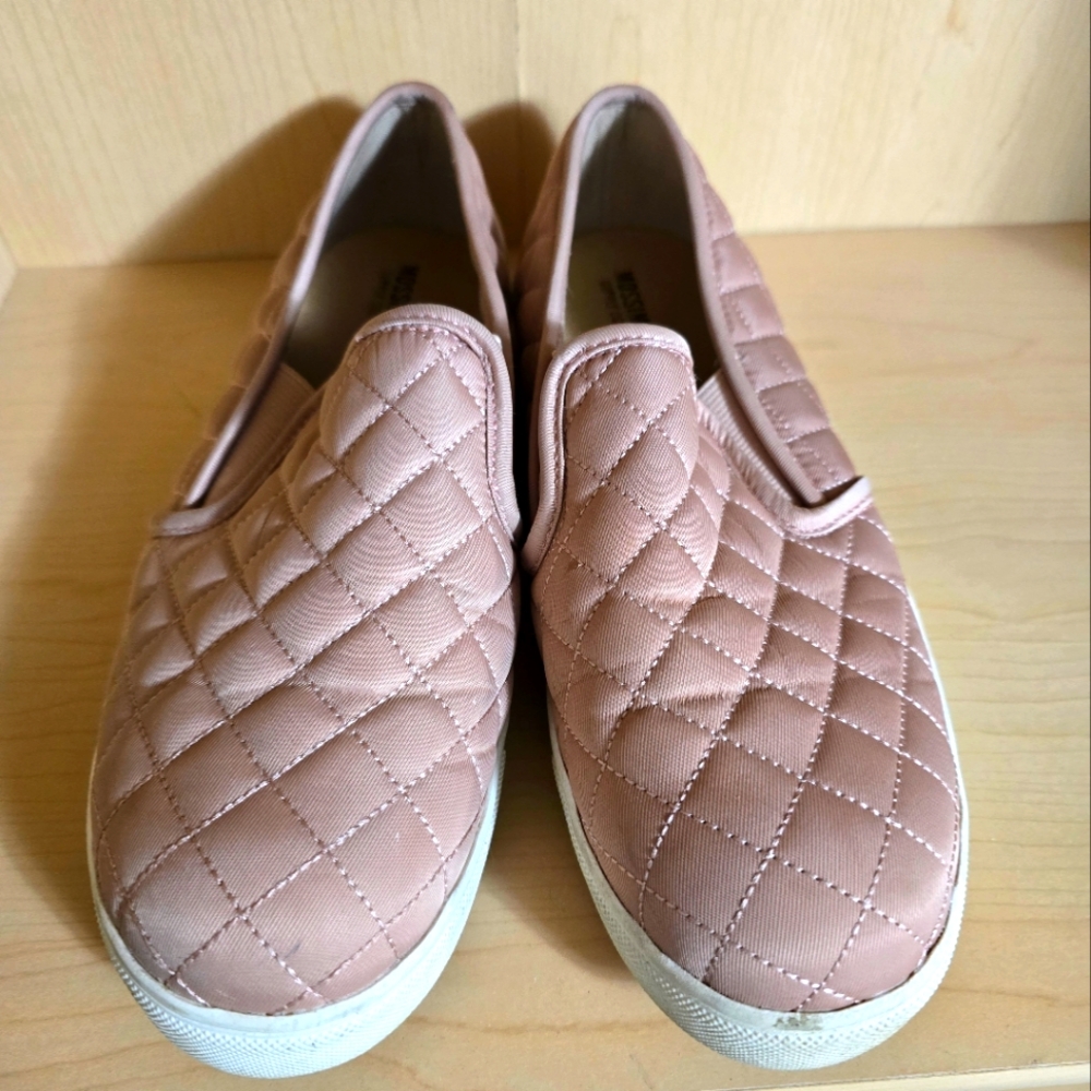 Rose colored shoes